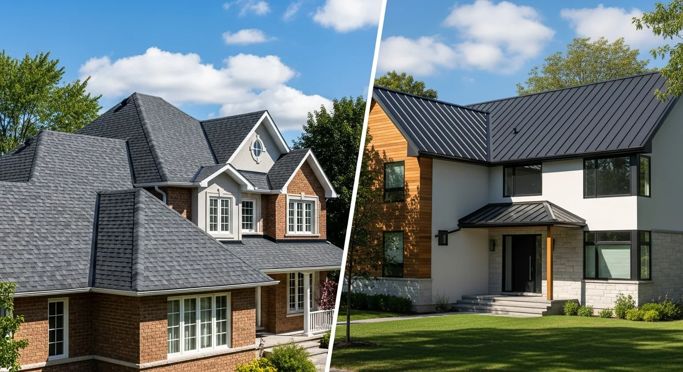 Asphalt vs Metal Roofing in Edmonton
